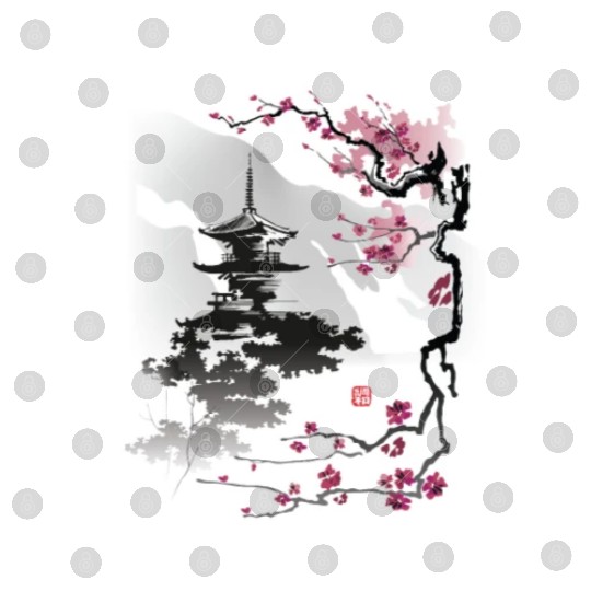 Cherry Blossom Jiin Japan Nature Digital Files