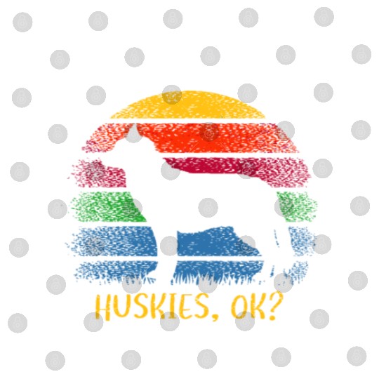 Retro Vintage Husky Dog Lover I Just Really Like H Digital Files