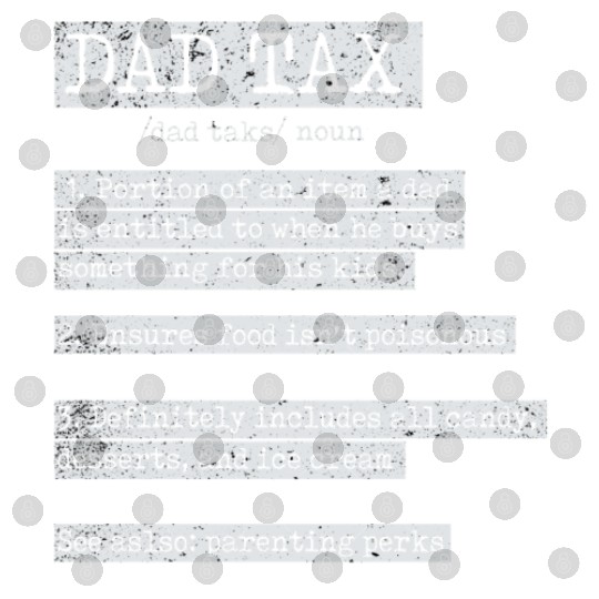 Vintage Dad Tax Definition Men Funny Father's Day Digital Files