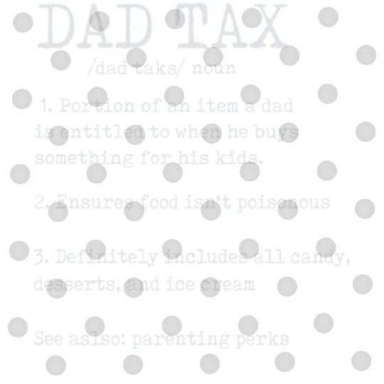 Vintage Dad Tax Definition Men Funny Father's Day Digital Files