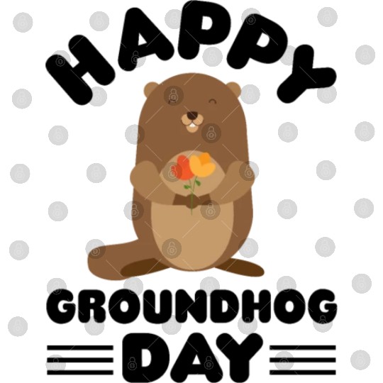 Groundhog Day cute print Digital Files