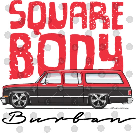 square Cardinal Red Digital Files