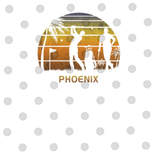 Retro Phoenix Golf Golfing Fan Golfer Gift Digital Files