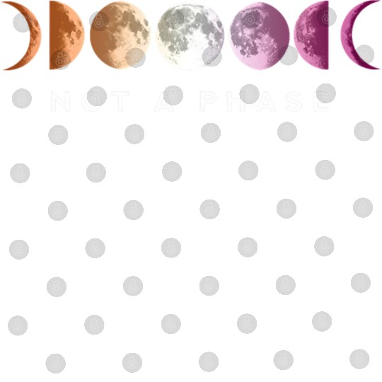 Women Not a phase Moon LGBT Gay Pride Lesbian Digital Files