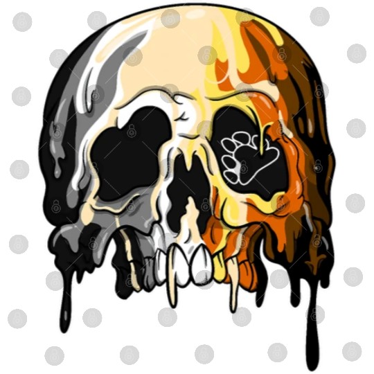 Bear LGBTQ Candle Sugar Skull Gay Pride Digital Files