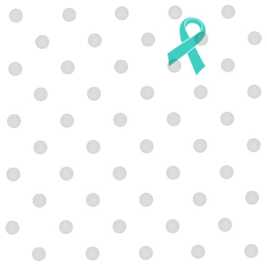 Warrior Motivational Teal Awareness Ribbon Digital Files