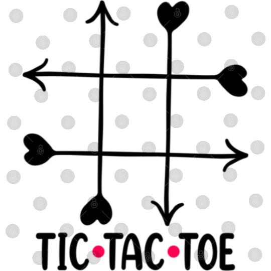 Tic tac toe Bee my valentine 1058 Digital Files