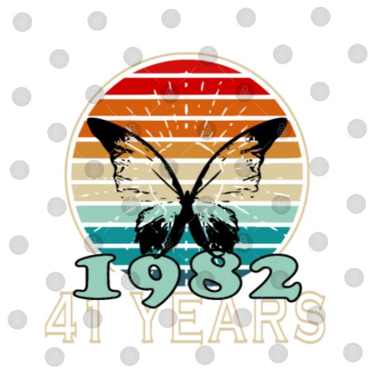 Retro Birthday Year Vintage 1982 Digital Files