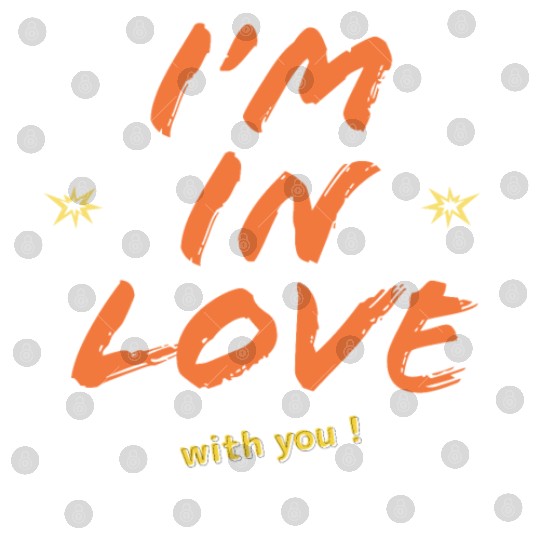 I m in love with you Valentine's day Digital Files