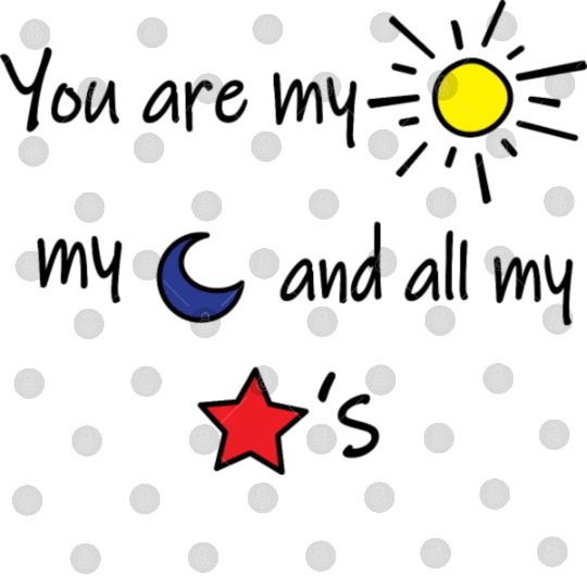 Sun Moon and Stars Digital Files