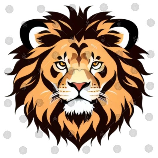 Royal Cartoon Lion - King of the Jungle 11 Digital Files