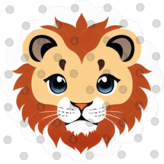 Royal Cartoon Lion - King of the Jungle 19 Digital Files