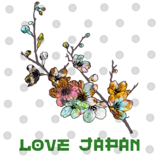 Cherry Blossom Sakura Tree Symbol Word Kanji Love Digital Files