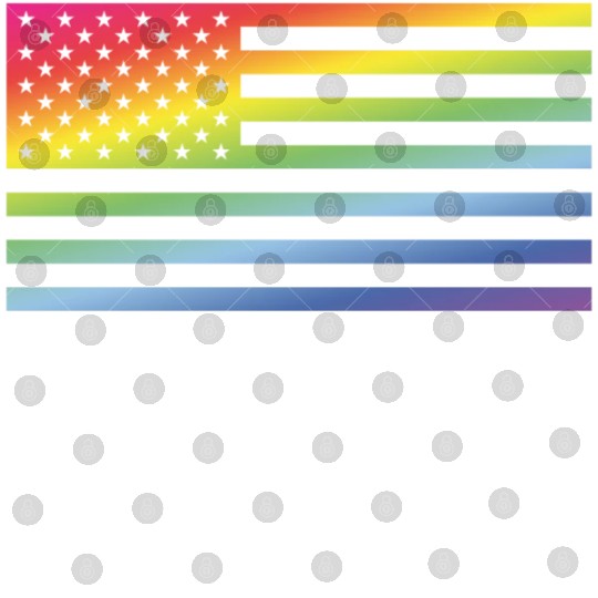 Stars And Stripes / Rainbow Flag (America) Digital Files