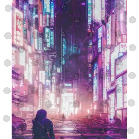 Cyberpunk Vaporwave Anime Japan Cyber aesthetic Digital Files