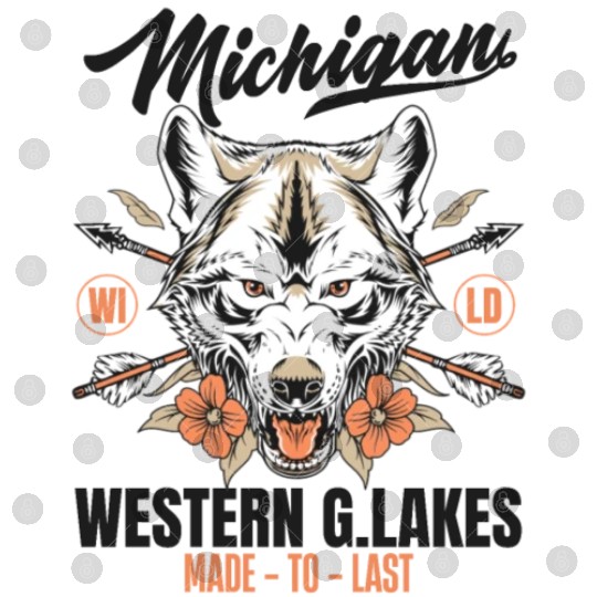 Western great lakes Michigan home of the wolf Digital Files