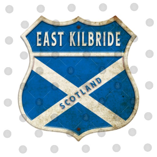 East Kilbride Scotland coat of arms flag design Digital Files