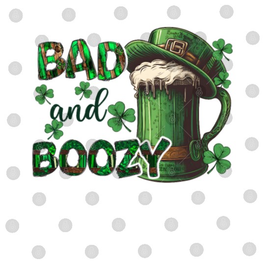 Mens St Patricks Day Irland Irish Green Shamrock Digital Files