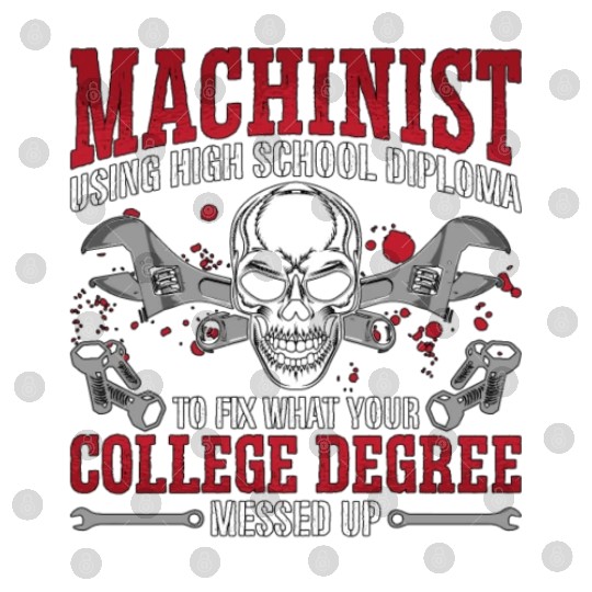 Machinist Using High School Diploma Lathe Operator Digital Files