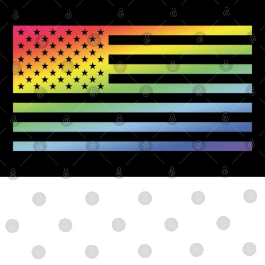 Stars And Stripes / Rainbow Flag (USA / Poster) Digital Files