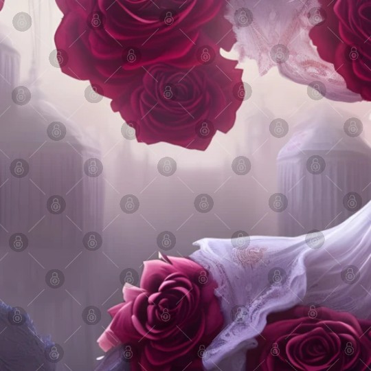 Fantasy Roses and Silk Digital Files