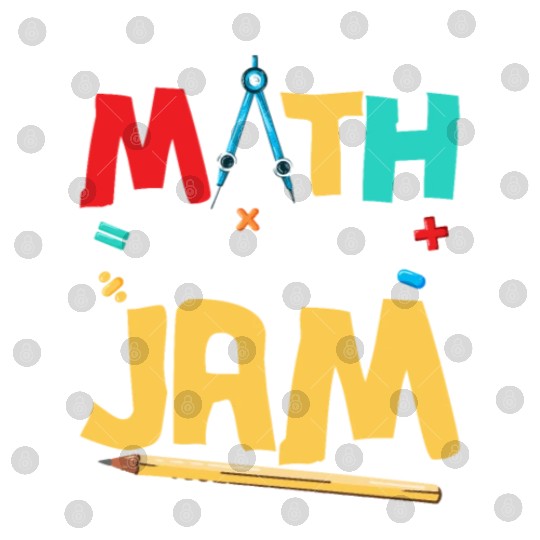 Math Is My Jam Education Math Teacher Digital Files