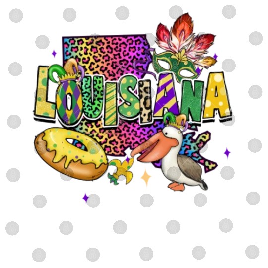 New Orleans Men Women Louisiana Mardi Gras Outfit Digital Files