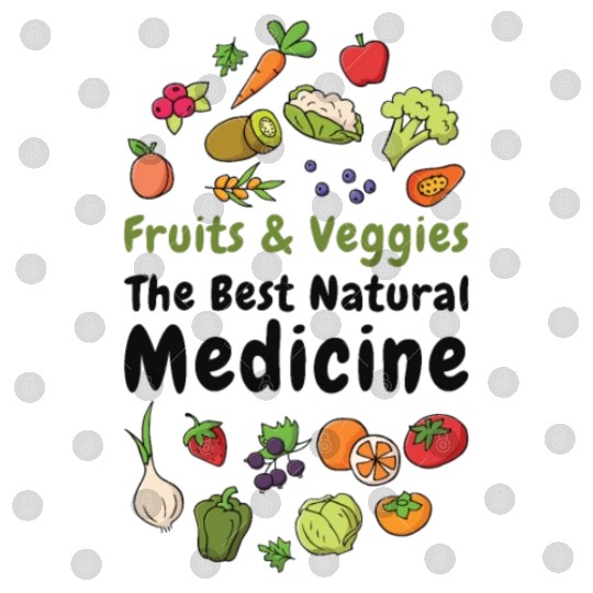 Natural Medicine Vegan Vegetables Fruit Lover Digital Files