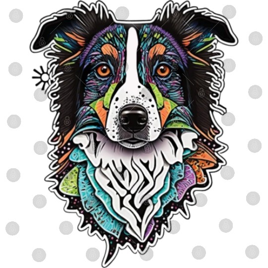 Border Collie Fantasy Dog Digital Files