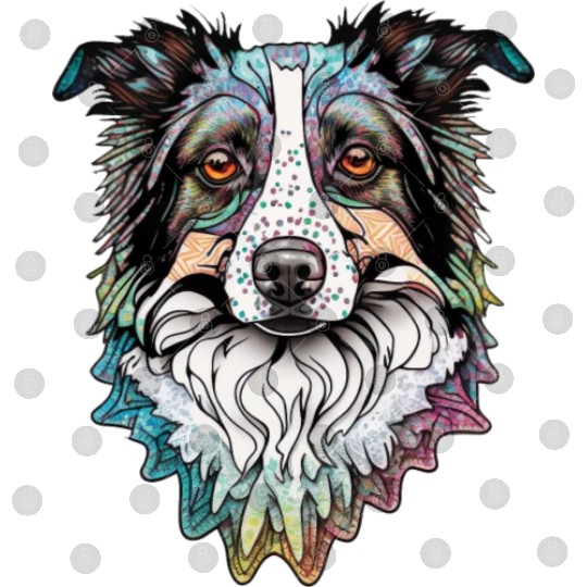 Border Collie Fantasy Dog Digital Files