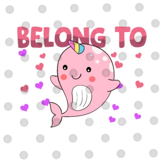 Valentines Day My Heart Belong to My Narwhal Boys Digital Files
