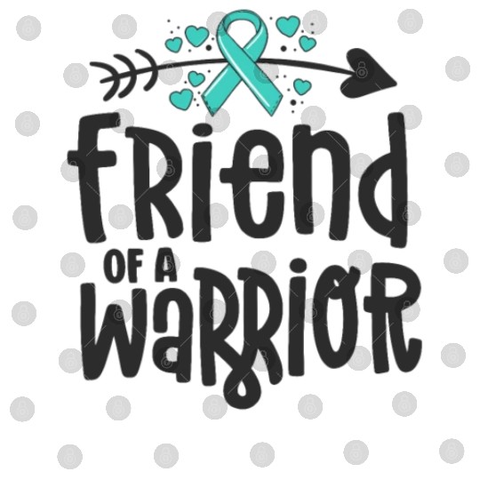 Friend Of A Warrior Support Team Ovarian Cancer Digital Files