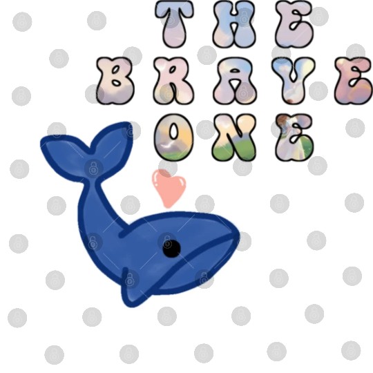 The brave one whale cute Digital Files