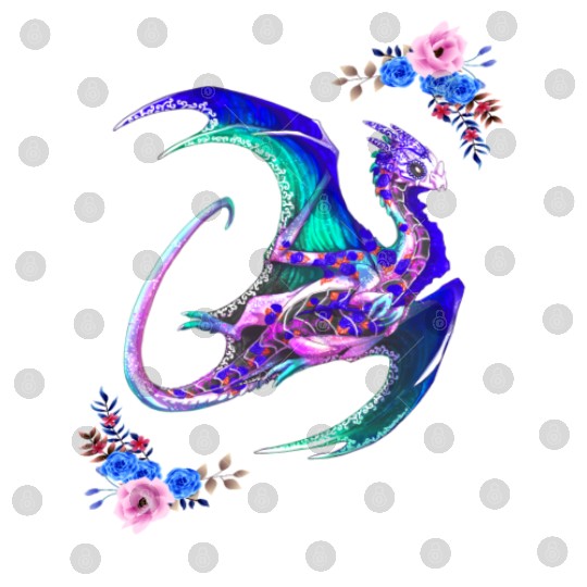 Day Of The Dead Sugar Skull Dragon Digital Files