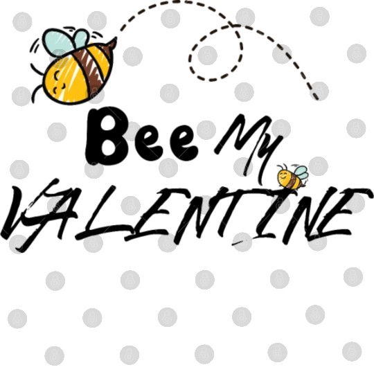 Bee My Valentine - Adorable Bee Design Digital Files