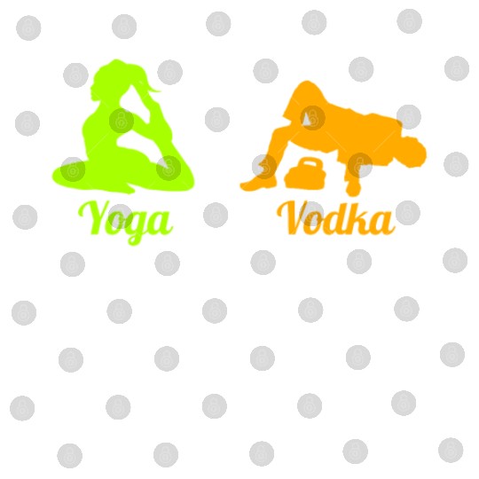 Difference Between Yoga And Vodka St Patricks Day Digital Files