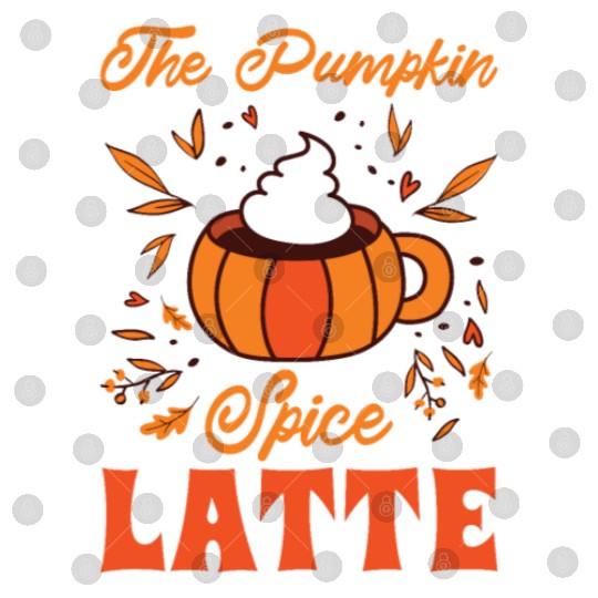 Pumpkin Spice Latte Halloween Coffee Lover Tarot Digital Files