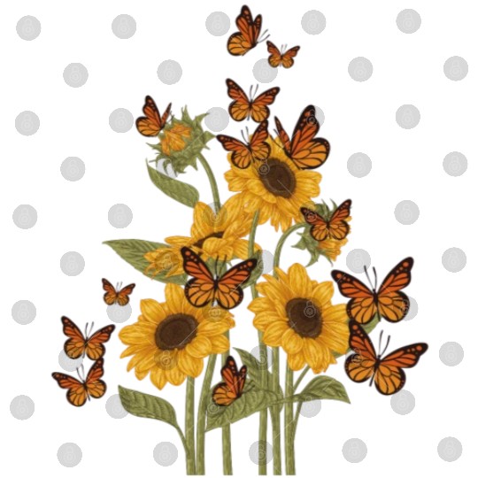 Butterfly Tree Beautiful Animal Butterflies Tree Digital Files