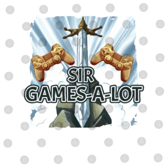 Gamesalot Gamer Controller Gaming Camelot Sword Digital Files