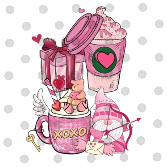 Coffee Is My Love Language Cupid Coffee Valentine Digital Files