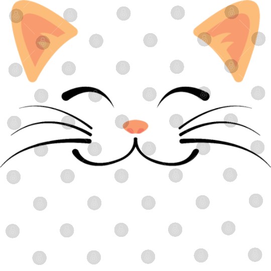 Floating Cat Face Digital Files