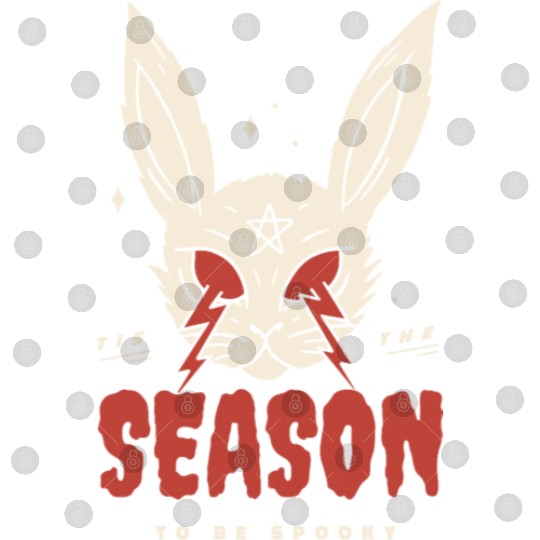Spooky season scary bunny Spooky season scary bunn Digital Files