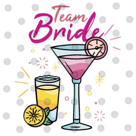 Team Bride Wedding Bridal Shower Marriage Ceremony Digital Files