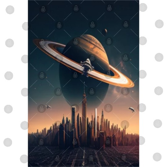 Solar system planet Saturn galaxy Digital Files