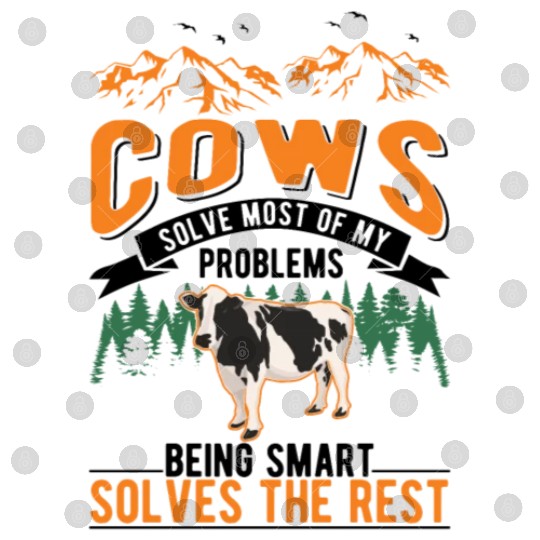 Cow Gift Farmer Cattle Breeder Cows Digital Files