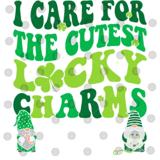 Groovy Retro NICU Nurse St Patrick's Day Digital Files