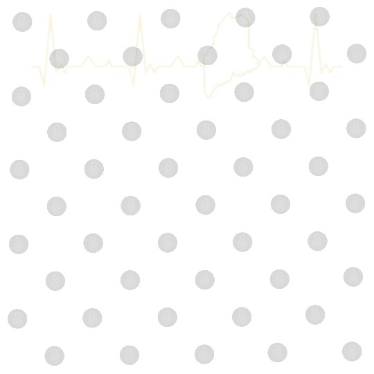 Maine State USA. Heart. Love. EKG. Pulse. Beat. Digital Files