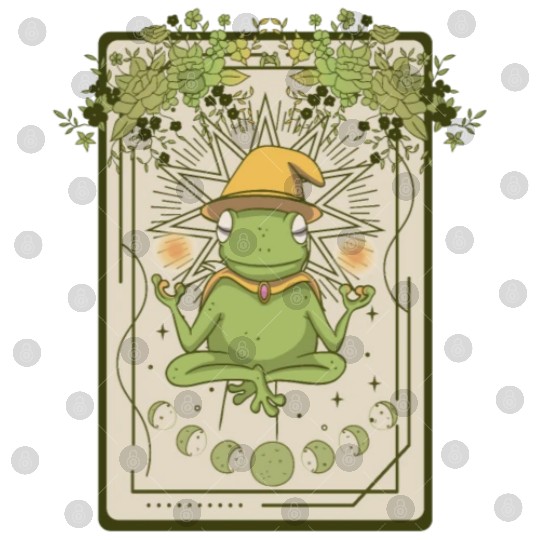 Dark Cottagecore Wizard Frog Goblincore Aesthetic Digital Files