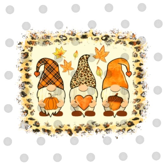 Bleached Happy Fall Y all Gnome Pumpkin Autumn Tha Digital Files