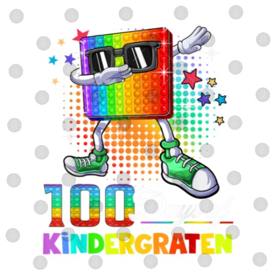 100 Days Of Kindergarten School Teacher Digital Files